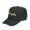 Modifique 6 para requisitos particulares negros - las gorras de béisbol planas de los deportes del logotipo del bordado del panel