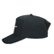 Headwear adulto del negro del remiendo del bordado de la sublimación de los sombreros de béisbol de la moda