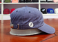 Los sombreros azules del papá de los deportes de la tela de secado rápido Metal la hebilla/las gorras de béisbol para hombre del vintage