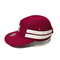 Sombrero de encargo del campista del panel de las lanas 5 de la moda para el color rojo los 56-62CM de los niños