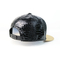 sombreros planos del Snapback del borde de la PU del bordado 3D/casquillo fluorescente de Hip Hop