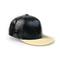 sombreros planos del Snapback del borde de la PU del bordado 3D/casquillo fluorescente de Hip Hop