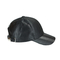 Sombreros materiales de cuero negros cómodos del papá de los deportes con la hebilla del metal