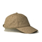 Correa bordada aduana curvada de las gorras de béisbol del logotipo de los sombreros del papá del borde con la hebilla del metal