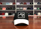 Customize ACE mix color black and white 6panel structured baseball caps hats