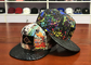 Parche de cuero impresa sublimación colorida plana plástica de Digitaces de los sombreros del Snapback del borde de la hebilla