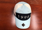 Logotipo suave blanco y negro 1998 de la impresión de los sombreros del papá del béisbol del OEM que teje la hebilla plástica