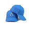 Talla 56-60CM azul de moda de la gorra de béisbol del panel del color cinco suave