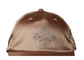 ACE de gama alta 5 artesona el logotipo de moda del remiendo del diamante artificial del color sólido de la tela de satén de la gorra de béisbol