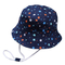 Algodón de encargo de la marca privada de la nueva marca de ACE con el upf impreso digital 50+ del casquillo del sombrero del cubo del bebé