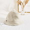 Color crema unisex del sombrero de Terry Cloth Soft Fabric Bucket del invierno