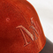 El panel 3D de los adultos 6 bordó las gorras de béisbol con el borde de la PU