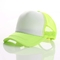 Camionero en blanco Mesh Hat Without Logo del bulto del casquillo del camionero del panel del OEM 5
