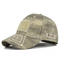 Sombrero militar de la pesca del borde de la curva de la gorra de béisbol del ejército ajustable unisex retro del camuflaje