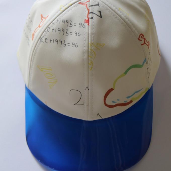 La moda Bill plástico imprimió el Headwear de la protección de Sun de la gorra de béisbol para el verano