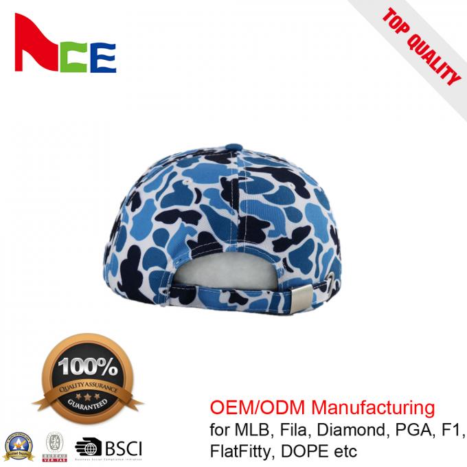 Camo imprimió Headwear de ACE de los sombreros de los deportes del OEM/del ODM de las gorras de béisbol