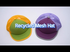 Alta durabilidad de contraste de costura con tapa de malla de borde plano con cierre de retroceso