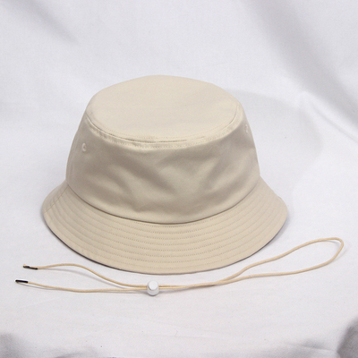 Playa al aire libre del sombrero de Sun del algodón puro unisex con la protección Fisher Bucket Cap los 58CM