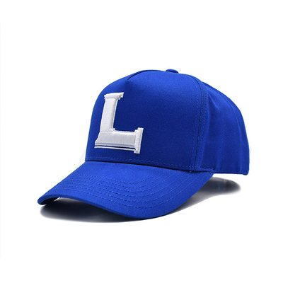 Capa de béisbol personalizada de cinco paneles con corona de perfil no estructurado y sudadera de algodón