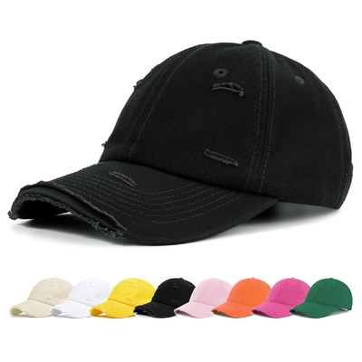 Venta caliente 6 Panel Béisbol gorra Cool Negro sombreros deportivos Unisex