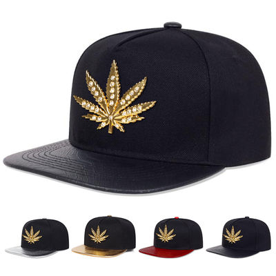 Nuevo Adulto 6 Panel Cap Snapback Personalizado Dos Tonos Flat Cap Snapback de borde
