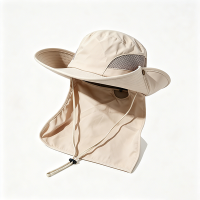 Gorro de pescador duradero con tejido 100 % poliéster reciclado y forro 100 % poliéster, ideal para exteriores
