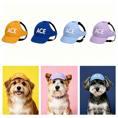 Materiales no tóxicos y respetuosos con el medio ambiente Sombrero de perro elegante 50 gramos ligero duradero cómodo para actividades al aire libre para mascotas