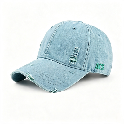 Gorras deportivas 100% sarga de algodón para papá con correa ajustable y bordado plano para un ajuste cómodo
