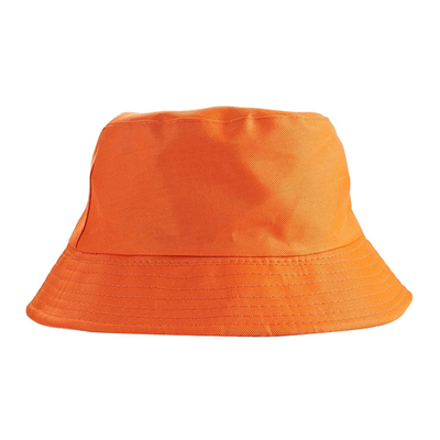 Sombrero anaranjado personalizado del cubo de la juventud, sombreros urbanos expresados del cubo del color sólido
