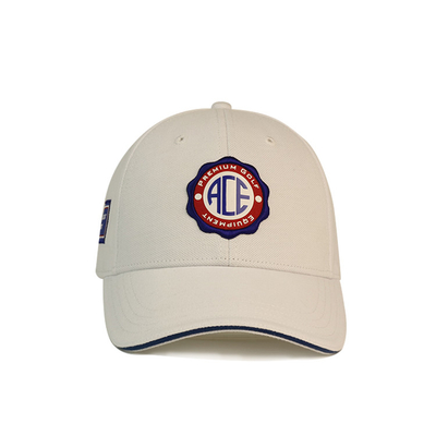 El blanco de encargo imprimió las gorras de béisbol/el algodón de goma del remiendo del sombrero de béisbol de Gorras 3D