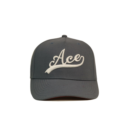 6 letra del bordado de la gorra de béisbol 3d de la banda de Ace del panel