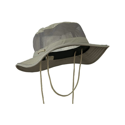 entretenimiento al aire libre respirable de los 52cm Mesh Fishing Bucket Hats For