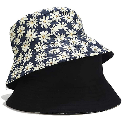 Pescador Bucket Hat del color sólido para el casquillo reversible de la pesca de la playa de Sun del verano del algodón de los hombres de las mujeres