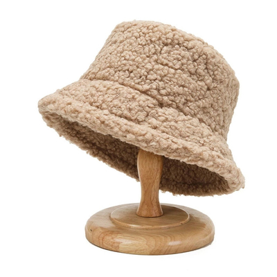 Pescador sólido Hat Autumn Winter Lamb Wool de Harajuku del cubo de la pintada unisex del sombrero los 60cm