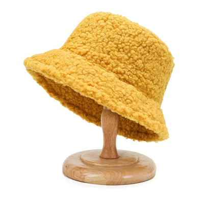 Pescador sólido Hat Autumn Winter Lamb Wool de Harajuku del cubo de la pintada unisex del sombrero los 60cm