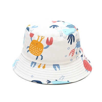 Casquillo animal de la playa del viaje del verano de la tela cruzada de algodón de Bucket Hat el 100% del pescador del modelo