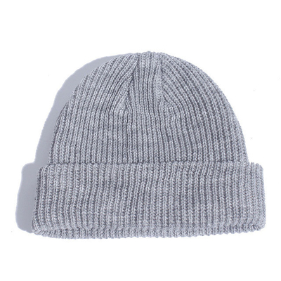 Sombreros sin borde calientes de las gorritas tejidas del invierno de las mujeres de Hip Hop Beanie Knitted Hat Men Skullcap de la moda