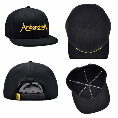 Sombreros Snapback de ala plana personalizados Bordado Flat Bill Gorra de béisbol