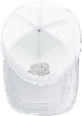 Gorra de camionero ajustable de 5 paneles Sombrero de hip hop transpirable de malla de béisbol de verano