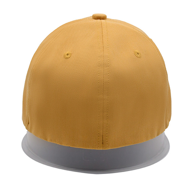 Los 6 paneles ajustables bordaron color amarillo de las gorras de béisbol los 60cm