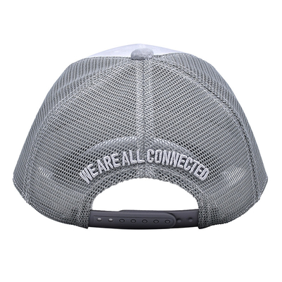 5 sombrero del camionero de Mesh Trucker Caps Custom Suede del ante del bordado del panel 3D