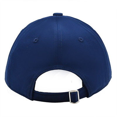 Los 54cm azules logotipo de encargo ajustable unisex de 6 del panel gorras de béisbol del algodón