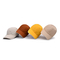 Sombreros no estructurados clásico sólido 100% del papá del panel de la gorra de béisbol del panel del poliéster 6 seis