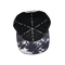 Sombreros unisex ajustables BSCI del bordado del logotipo del borde del casquillo plano de encargo del Snapback