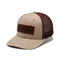 Gorra de béisbol modificada para requisitos particulares de Mesh Trucker Cap Leather Patch del alto grado