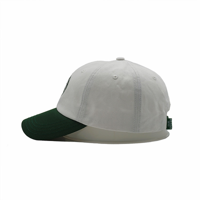 La gorra de béisbol ajustable de los 6 paneles de los hombres de encargo lavó los casquillos de los deportes de SOutdoor de las mujeres del algodón