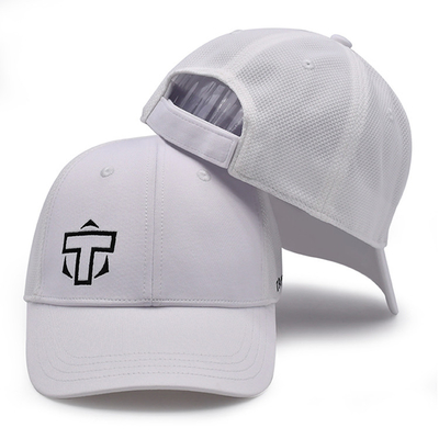 Gorra de béisbol modificada para requisitos particulares el Seis-panel con el partido costura del color de la tela y logotipo bordado