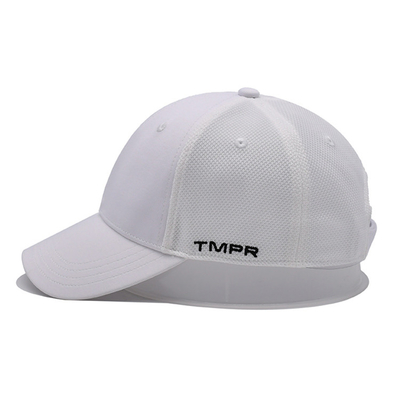 Gorra de béisbol modificada para requisitos particulares el Seis-panel con el partido costura del color de la tela y logotipo bordado