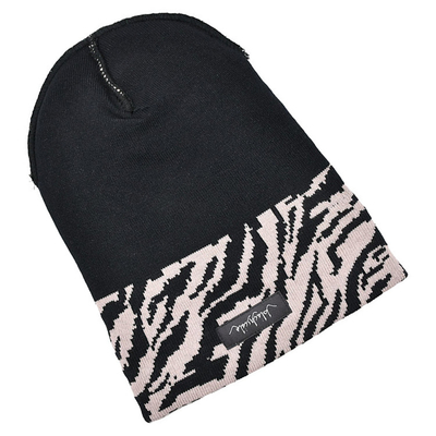 Gorro de punto de fábrica de 20 años bordado de tela común/patrón en blanco