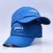 Sombreros de nylon del golf del poliéster del Snapback de las correas del metal del algodón de nylon ajustable azul de la hebilla para las actividades al aire libre